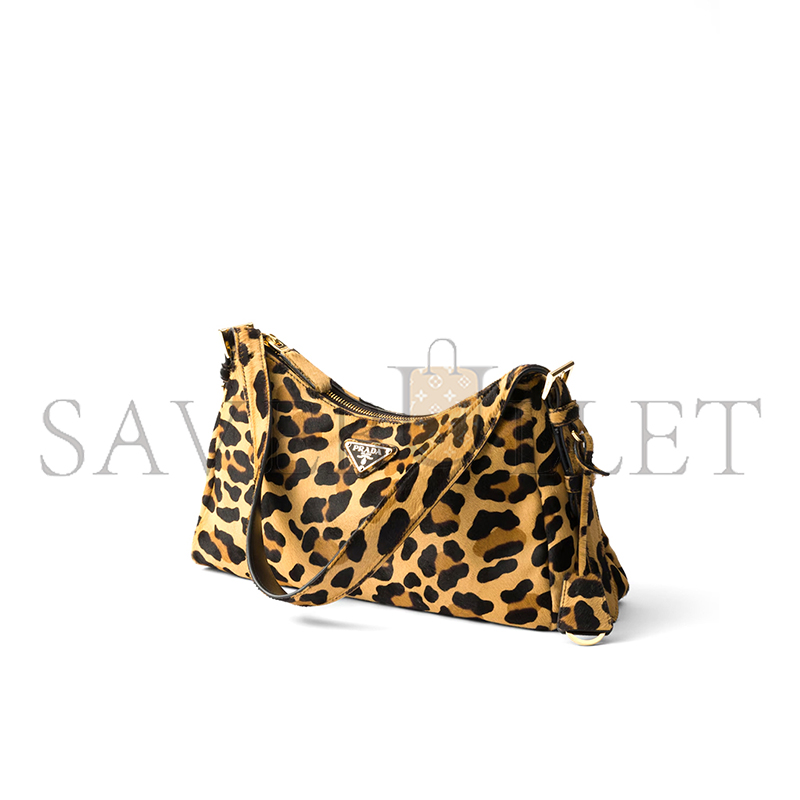 PRADA AIMÈE MEDIUM PRINTED LEATHER SHOULDER BAG 1BC229 (31*18*10cm)